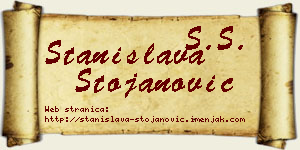 Stanislava Stojanović vizit kartica